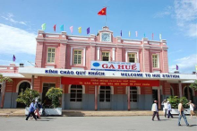 Hue railway station (Photo: Visit.vn)