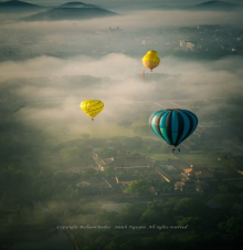 Bức tranh thơ mộng của Huế từ buổi sớm mai. Ảnh: Smith Nguyen/ Balloon Media 