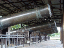 The cannons named after the Five Elements i.e. metal, wood, water, fire, and earth (Source: https://baotintuc.vn/)