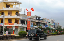 The center of Phong Dien townlet, Phong Dien district