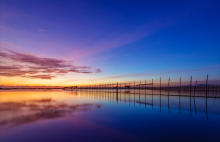 Sunset on Tam Giang lagoon (Photo: internet)