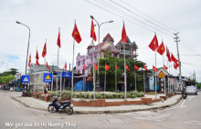 A corner of Huong Thuy town