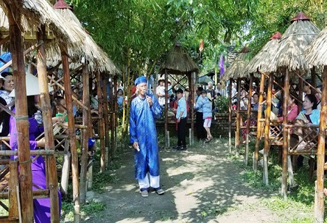 Bai choi singing in Thanh Thuy Chanh village, Thua Thien Hue province (Photo: internet)