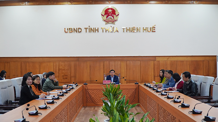 Tại điểm cầu trực tuyến tỉnh Thừa Thiên Huế