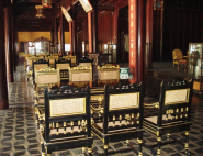 The interior in Hue Citadel