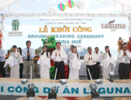 The ground-breaking ceremony of Laguna Hue Project 