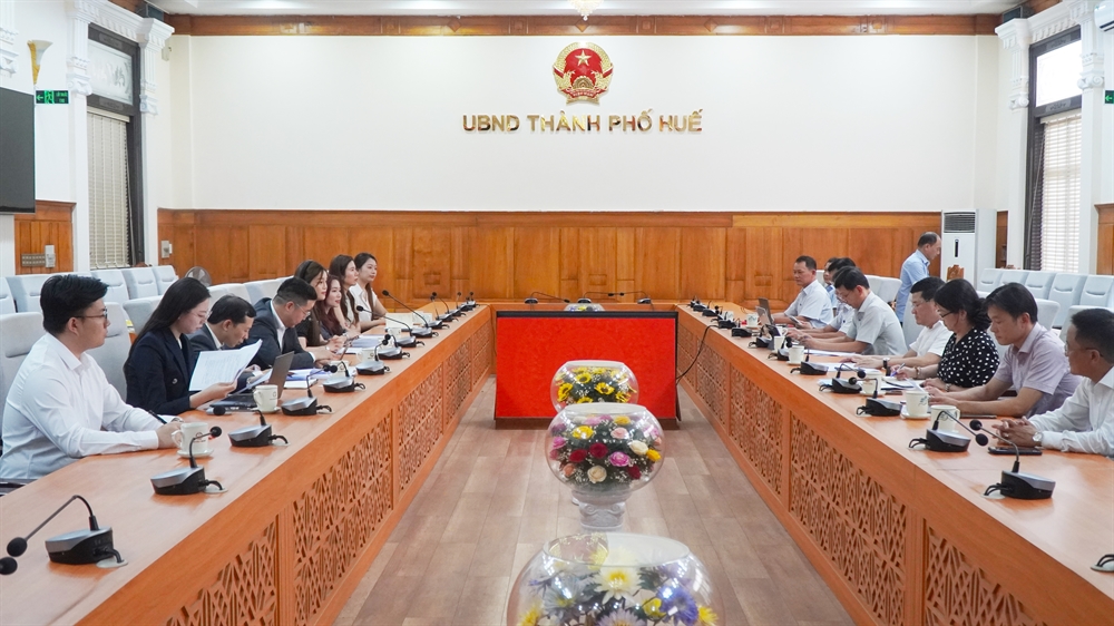 UBND th&agrave;nh phố Huế l&agrave;m việc với Tập đo&agrave;n X&acirc;y dựng Th&aacute;i B&igrave;nh Dương về đề xuất hợp t&aacute;c đầu tư theo m&ocirc; h&igrave;nh FEPC